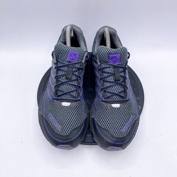 Merrell Bare Access Womens Trail Running Shoes Grey Pueple Vibram Soles Size 10 - Picture 9 of 9